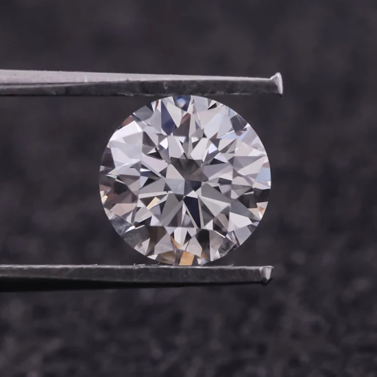 6,5 mm Defgh Brilliant Rundschliff synthetischer Moissanit-Diamant Vvs1 Stein zu verkaufen