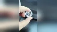 Fabrikpreis Weißer herzförmiger Def-Color-Moissanit-Stein für Diamanten
