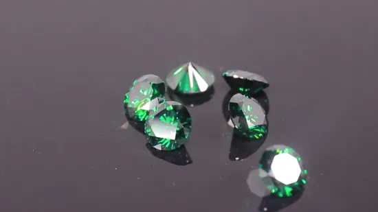 Provence Loose Excellent Cut Vvs1 dunkelgrüne Farbe synthetischer Diamant Farbe Good Cut Moissanit Stein für Schmuck
