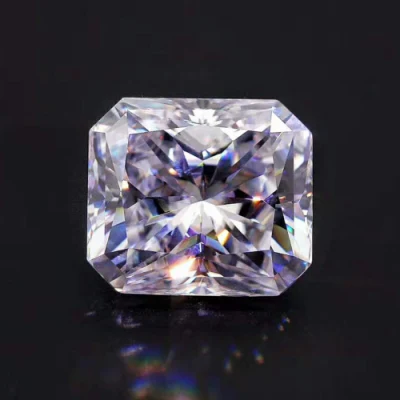 Loser Edelstein Großhandel mit strahlendem Moissanit-Diamant, definierter Farbe, Moissanit-Stein, Preis pro Stück