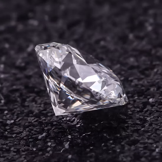 Top-Qualität, Sternschliff-Moissanit, runder Diamantschliff, 2 Karat, 8,0 mm Def, farbloser Moissanit
