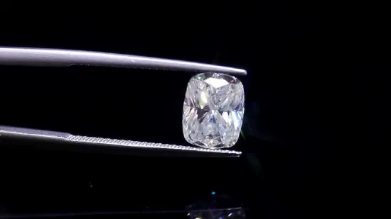 Provence Gems Fancy Längliches Kissen Ice Crushed Cut Moissanit Lose Steine ​​Vvs Def Farbe Moissanit Stein im Angebot